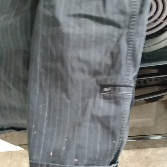 "VINTAGE" VANS+ Dickie's COLAB!! OLD SKOOL Pinstriped Punk ☠️☠️ shorts 2011 - Picture 12 of 15